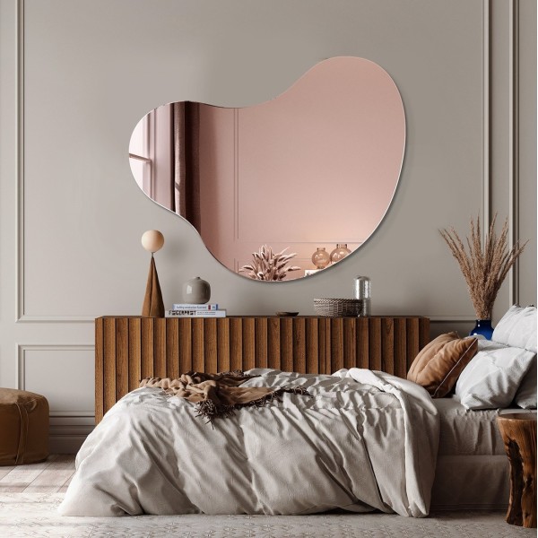 Espejo Asimétrico Original Plama Nº5 Oro Rosa