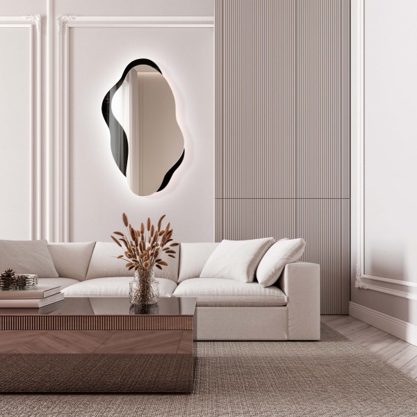 Espejo Original Para Salón LED Libido Black
