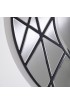 Espejo Redondo Negro Graphic Black