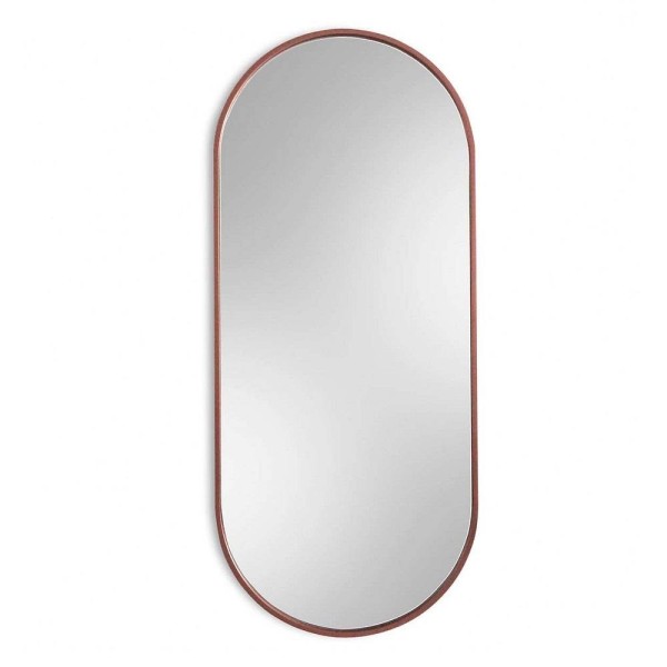 Espejo Ovalado Minimalista Ambient Slim Cobre