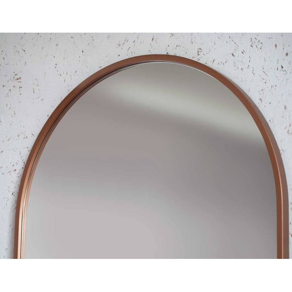 Espejo Ovalado Minimalista Ambient Slim Cobre