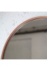 Espejo Ovalado Minimalista Ambient Slim Cobre