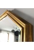 Espejo Decorativo Octagonal Marco Dorado