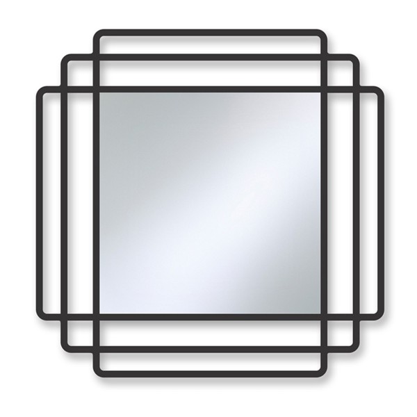 Specchio Decorativo Moderno Contour Nero