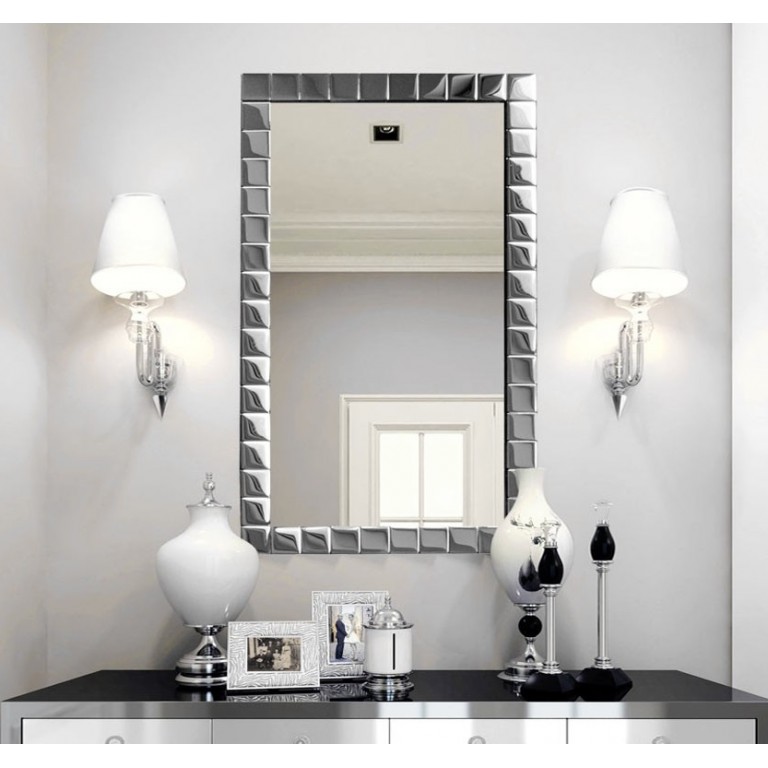 Espejo De Baño Decorativo Quadrum