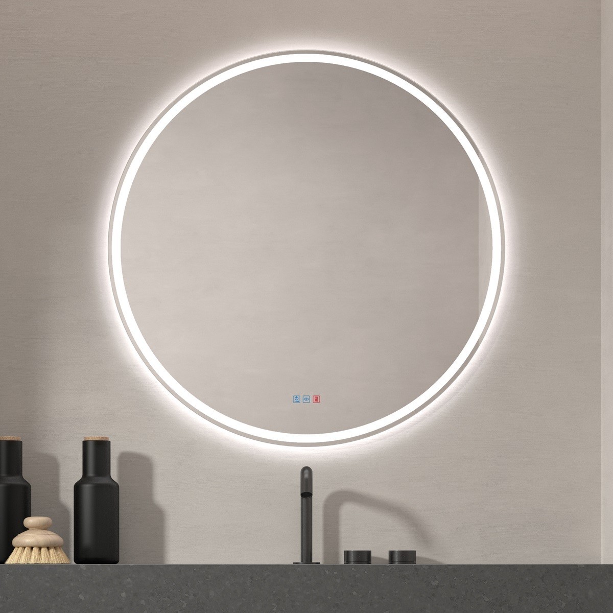 Espejos Redondos Con Luz LED